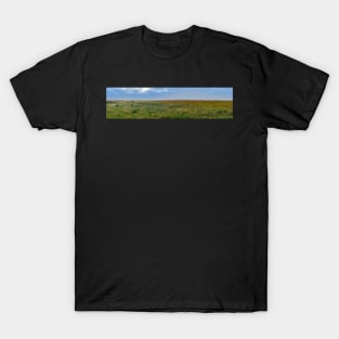 View over the wetlands of Lauwersmeer, The Netherlands T-Shirt